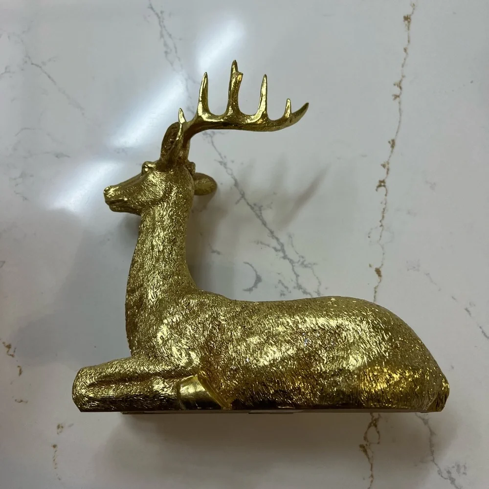 Z GALLERIE WOODLAND DEER GOLD 8
